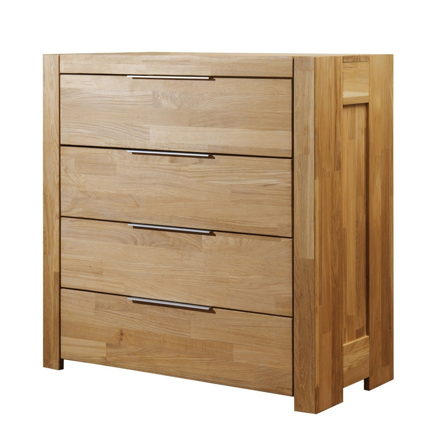 NordicStory Aparador Cómoda de madera maciza de roble